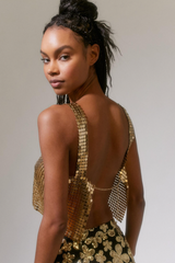 Harlow Metal Cropped Top | Dress In Beauty