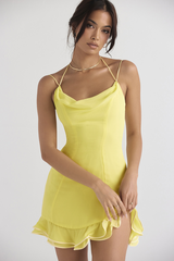 Scarlett Ruffle Mini Dress | Dress In Beauty