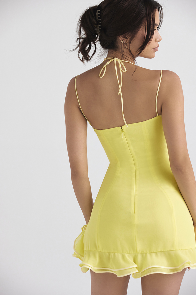 Scarlett Ruffle Mini Dress | Dress In Beauty