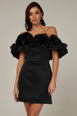 Elastic Mystic Satin Dress | Dress In Beauty