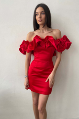 Elastic Mystic Satin Dress | Dress In Beauty