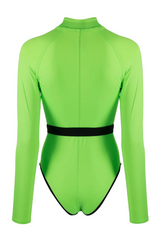Surf-Up Neon Belted Swimsuit | Dress In Beauty