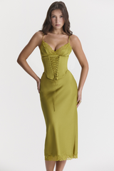 Salma Satin Slip Midi Dress | Dress In Beauty