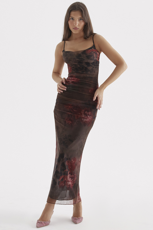Nalini Printed Midi Dress | Dress In Beauty