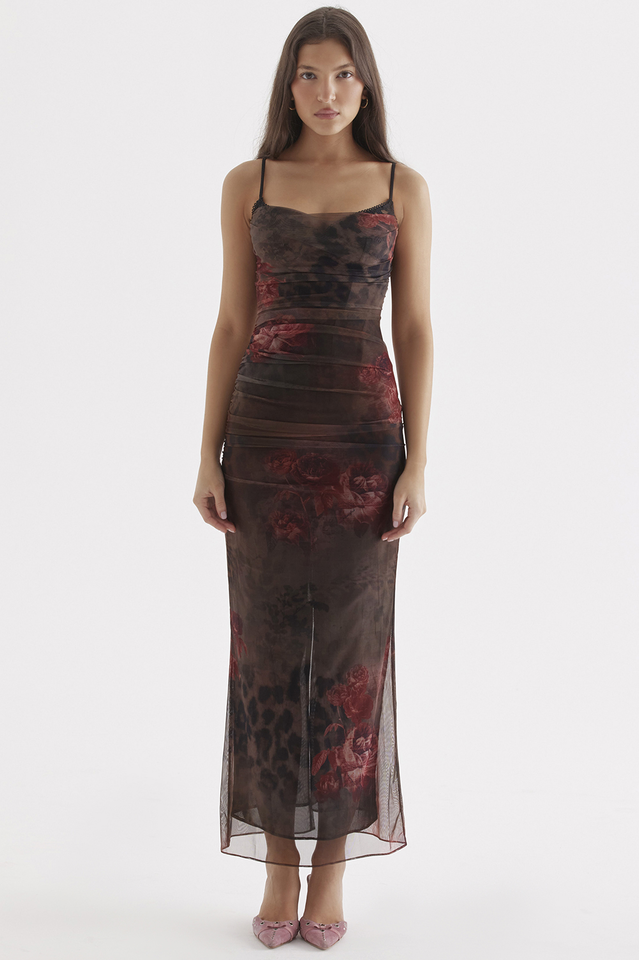 Nalini Printed Midi Dress | Dress In Beauty