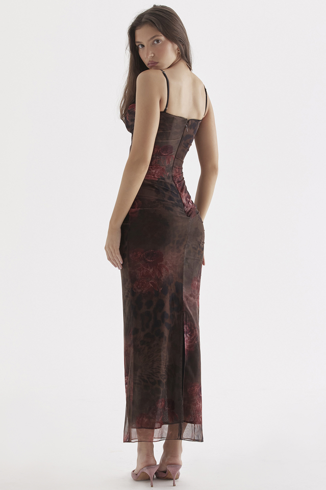 Nalini Printed Midi Dress | Dress In Beauty