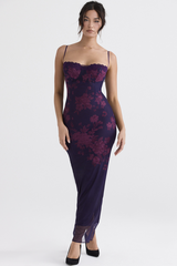 Aiza Purple Floral Dress | Dress In Beauty