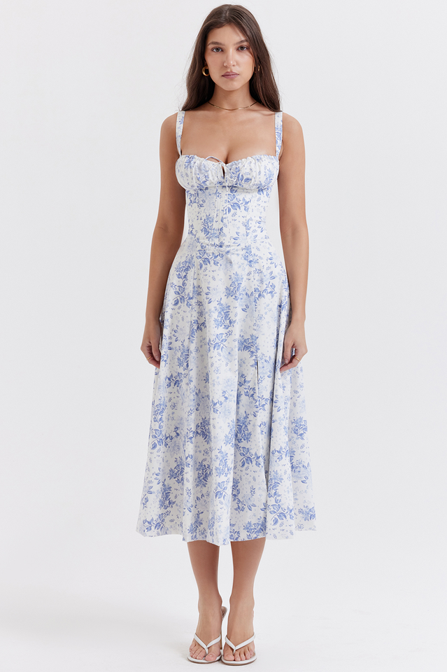 Carmen Bustier Sundress | Dress In Beauty
