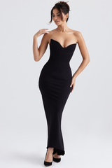 Sabine Black Tube Top Tunic Dress | Dress In Beauty
