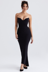 Sabine Black Tube Top Tunic Dress | Dress In Beauty